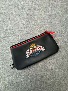 ME Brand The Queen Of Everything Embroidered Zippered Pouch